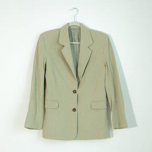&OS Linen-Blend Blazer